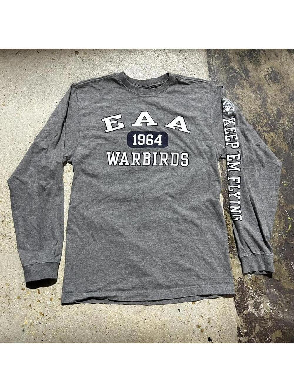 Vintage Y2K longsleeve Jansport EAA Warbirds shirt